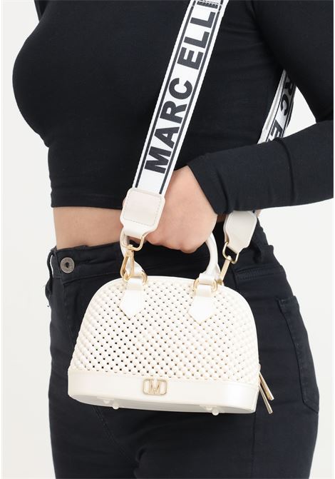 Flat Xs Ball white women's bag MARC ELLIS | Bags | FLAT XS BALLOFF BLANC/OFF GOLD