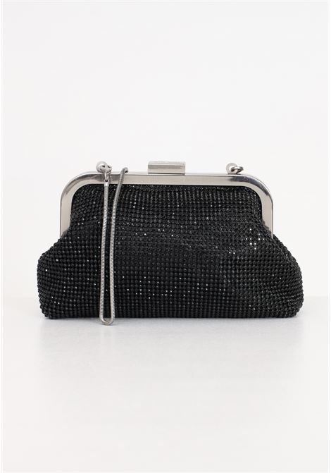 Black women's clutch bag with Marcle Black rhinestones MARC ELLIS | Bags | MARCLEBLACK/BRUSCH SILVER
