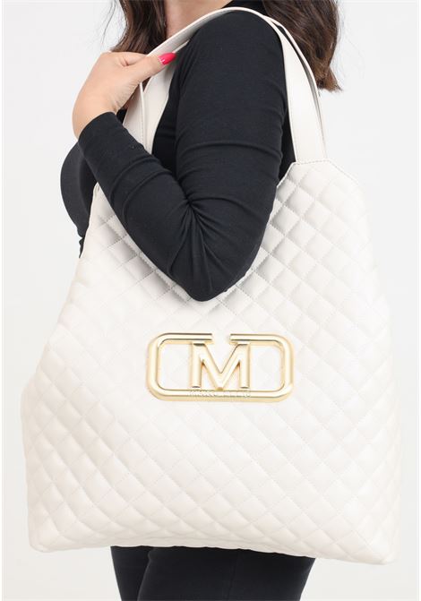 Mila macro white women's shopper bag MARC ELLIS | MILA MACROOFF BLANC