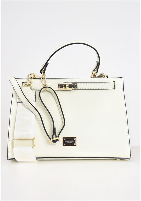 Queen L Ru cream women's bag MARC ELLIS | Bags | QUEEN L RUOFF BLANC/GOLD