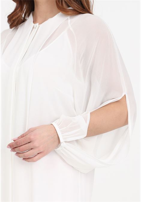 Camicia bianca da donna con lacci MAX MARA | Camicie | 2416261031600001