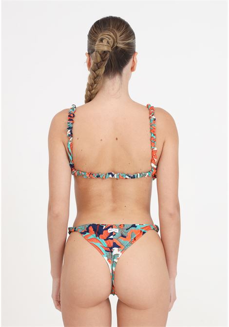 Bikini donna triangolo e slip brasiliano fisso fantasia exotic ME FUI | Beachwear | MF24-0460X1.