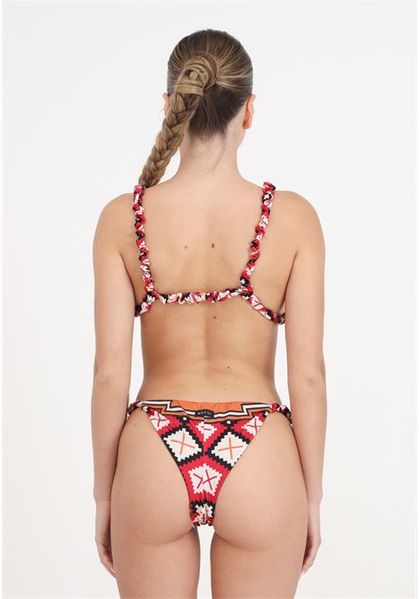 Bikini donna triangolo e slip brasiliano fisso guarda pampa ME FUI | Beachwear | MF24-0640X1.