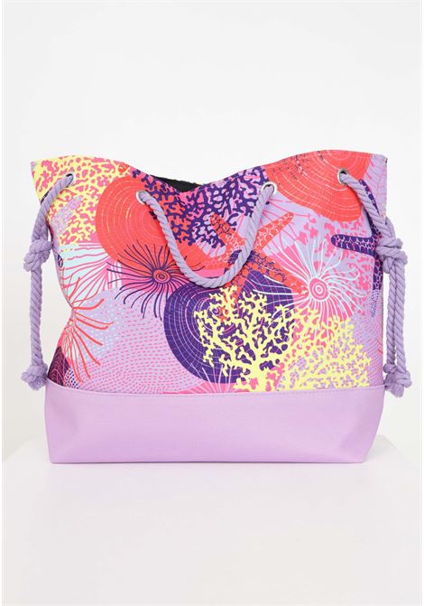 Seashell pattern women's beach bag ME FUI | Bags | MF24-A025X2F.SIA