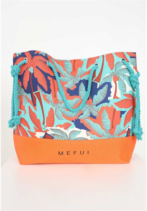 Exotic patterned women's beach bag ME FUI | MF24-A025X3F.SIA