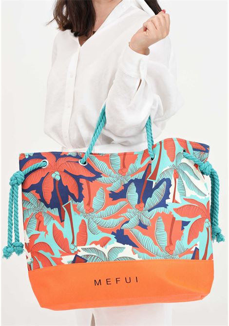 Exotic patterned women's beach bag ME FUI | Bags | MF24-A025X3F.SIA