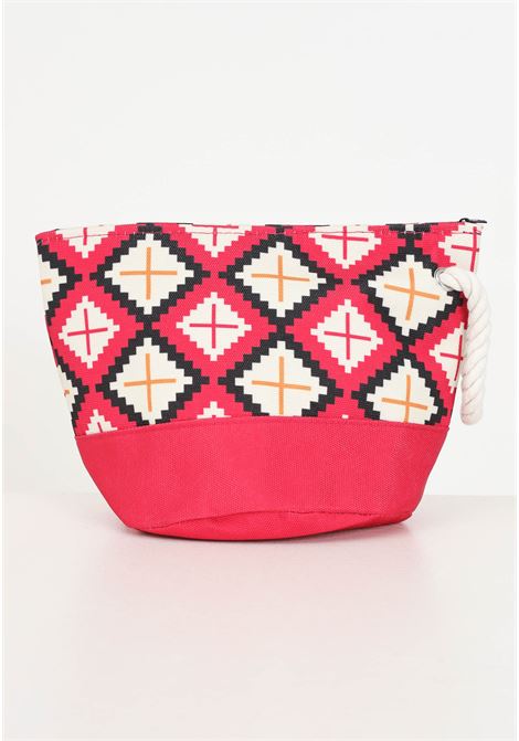 Pampa look patterned women's clutch bag ME FUI | Bags | MF24-A035X5F.SIA