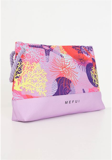 Seashell patterned women's maxi clutch bag ME FUI | MF24-A045X2F.SIA