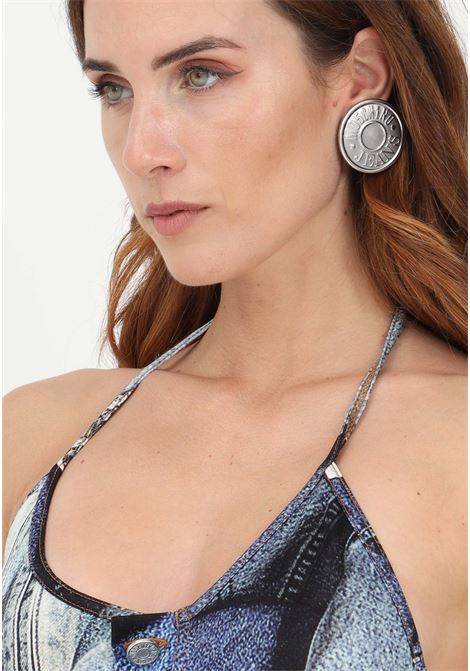 Button-shaped silver-plated clip earrings MO5CH1NO JEANS | A380182300600