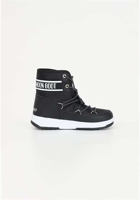 Black ankle boots for boys and girls MOON BOOT | 34052500 k001