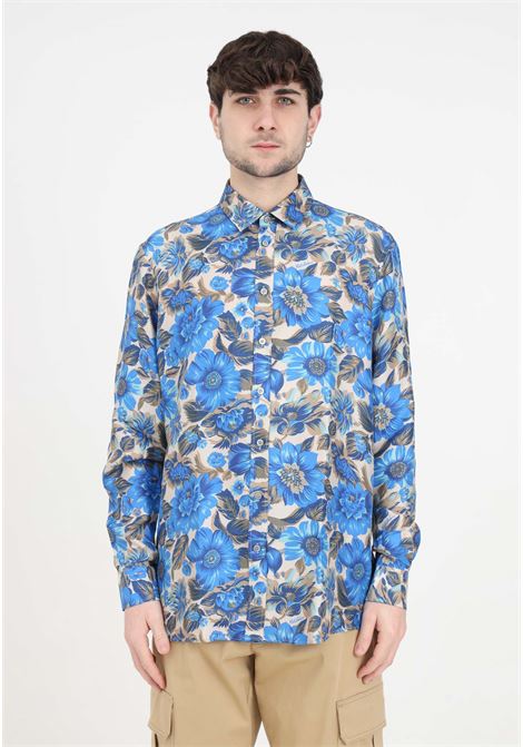 Allover flowers men's shirt MOSCHINO | Shirt | A021420571365