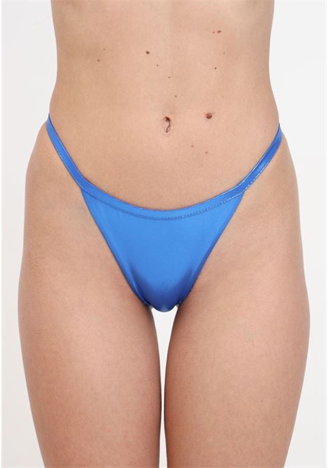 Slip mare da donna blu elettrico con dettaglio metallo MOSCHINO | Beachwear | A590694050318