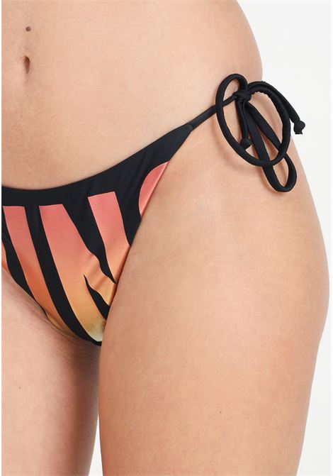 Black rainbow logo women's swim briefs MOSCHINO | Beachwear | A592494281555