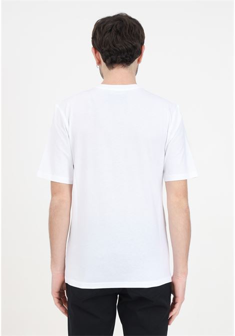 In love we trust men's white t-shirt MOSCHINO | T-shirt | J071402411001