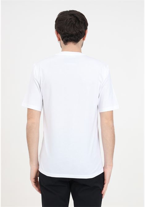 White men's t-shirt in 100% pure moschino organic jersey MOSCHINO | T-shirt | J071502411001