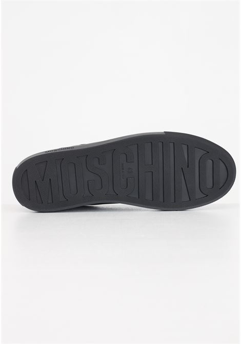 Sneakers da uomo nere con lacci MOSCHINO | Sneakers | MB15122G1IGAA00A