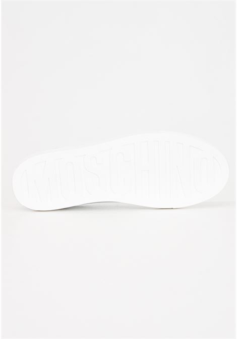 Sneakers da uomo bianche con lacci MOSCHINO | Sneakers | MB15122G1IGAA10A