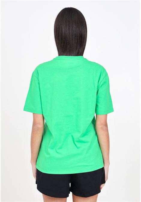T-shirt donna bambina verde con stampa logo MSGM | T-shirt | S4MSJBTH246080