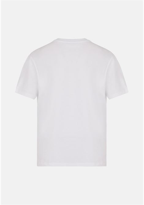 T-shirt donna bambina bianca con stampa multicolor MSGM | S4MSJBTH274001