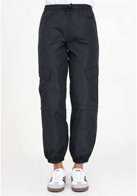 Black baby girl trousers with cargo pockets MSGM | Pants | S4MSJGPA140110