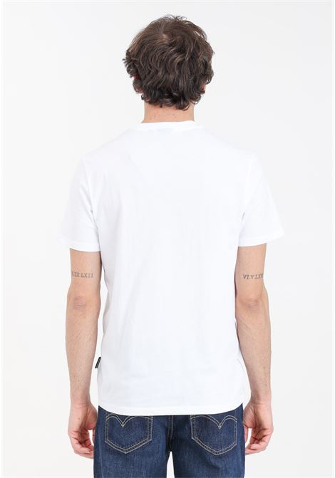 T-shirt da uomo bianca con stampa sul davanti NAPAPIJRI | NP0A4HTO002121