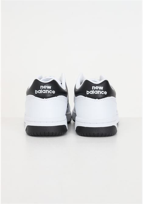Black and white 480 model men's and women's sneakers with laces NEW BALANCE | Sneakers | BB480LBKWHITE-BLACK