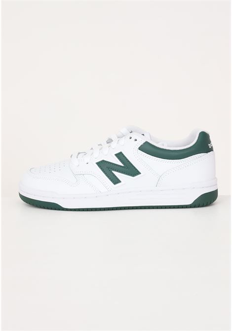 White and green sneakers for men 480 NEW BALANCE | Sneakers | BB480LNGWHITE-GREEN