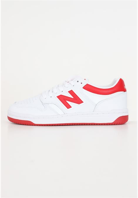 White and red 480 model men's and women's sneakers NEW BALANCE | Sneakers | BB480LTRWHITE-BLUE