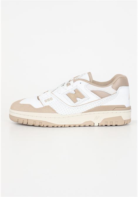 White and beige 550 sneakers for men NEW BALANCE | Sneakers | BB550NEC.