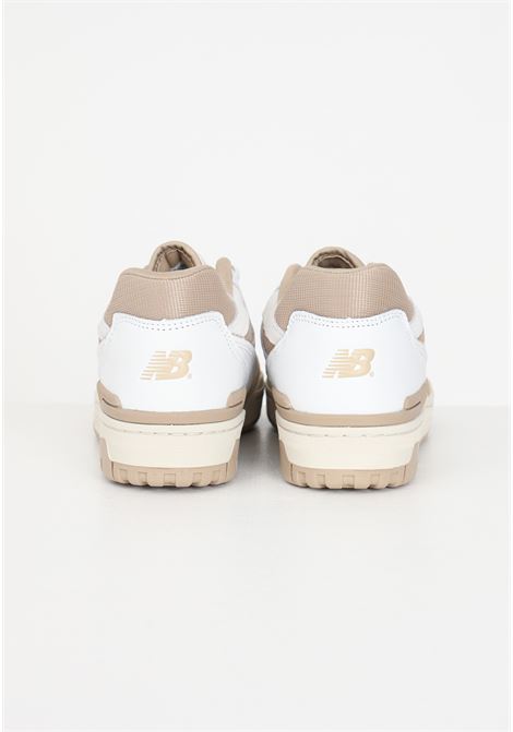 Sneakers 550 bianche e beige da uomo NEW BALANCE | BB550NEC.