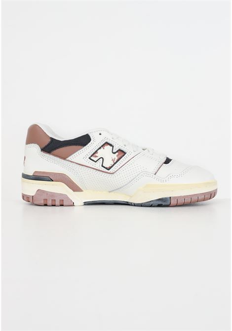 White and brown 550 model men's sneakers NEW BALANCE | Sneakers | BB550VGCOFF WHITE-BROWN