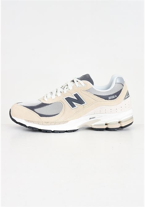 Beige, gray and white men's 2002R sneakers NEW BALANCE | M2002RFA.