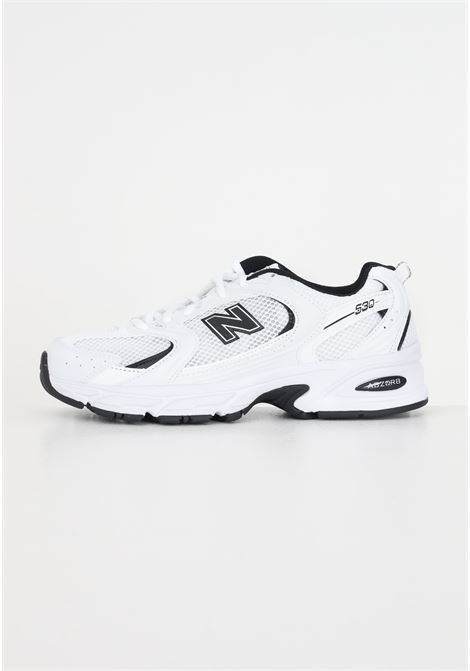 Black and white 530 model men's and women's sneakers NEW BALANCE | Sneakers | MR530EWBWHITE
