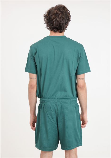 Green men's shorts NB small logo mesh 7 inch NEW BALANCE | MS41515NWG335