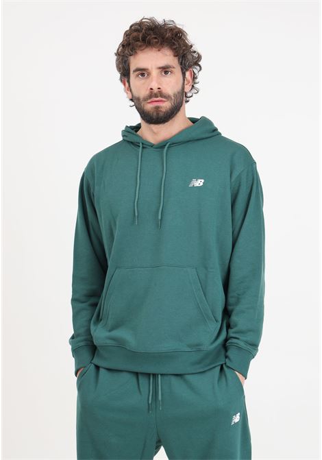 Essentials french terry green men's sweatshirt NEW BALANCE | MT41508NWG335
