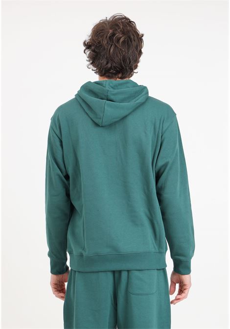 Essentials french terry green men's sweatshirt NEW BALANCE | Hoodie | MT41508NWG335