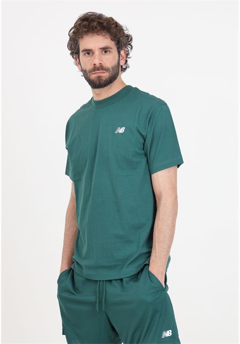 T-shirt da uomo verde Essentials french terry NEW BALANCE | MT41509NWG335