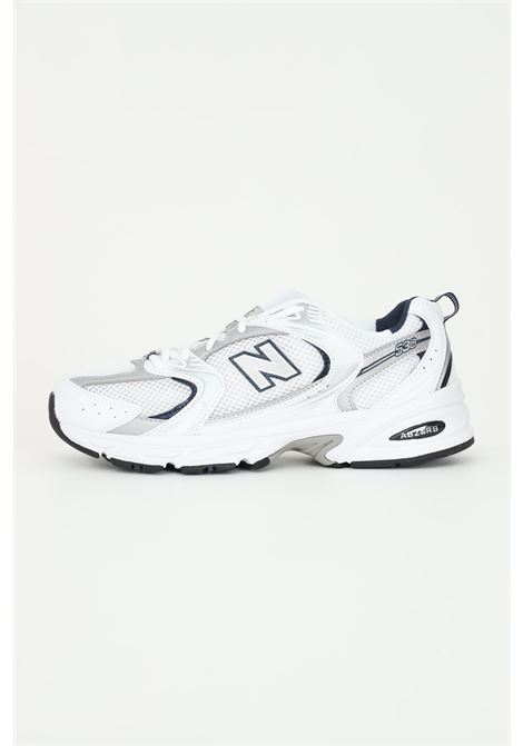White sneakers with contrasting details for men and women model 530 NEW BALANCE | NBMR530SG.
