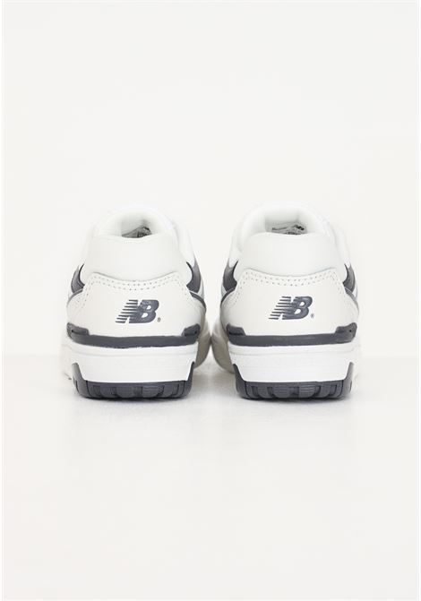 Sneakers da bambino bambina bianche e grigie PSB550 BH NEW BALANCE | Sneakers | PSB550BHWHITE