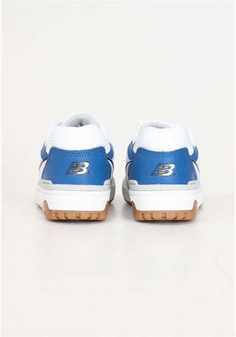 Sneakers da bambino bambina modello 550 bianche e blu NEW BALANCE | PSB550SABRIGHTON GREY