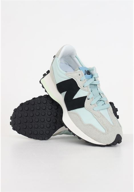 Green and gray men's and women's sneakers 327 model NEW BALANCE | WS327WD.