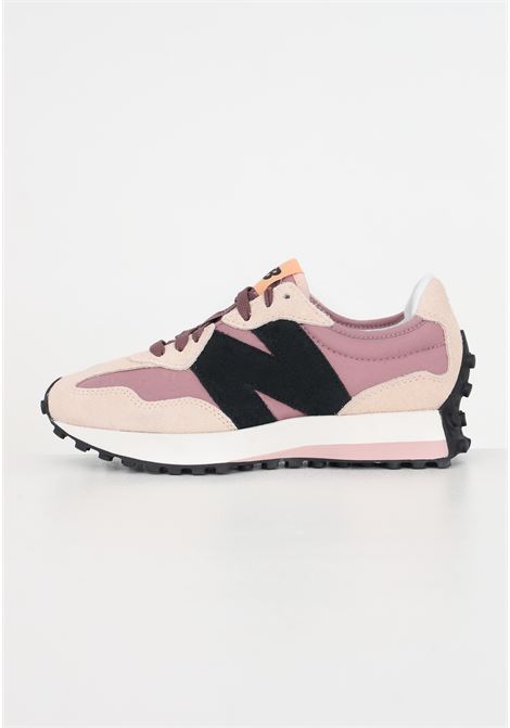 Pink and black cream women's sneakers 327 Rosewood model NEW BALANCE | Sneakers | WS327WE.