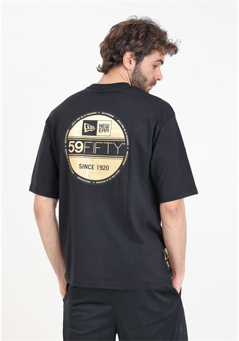 T-shirt da uomo oversize New Era Lifestyle 59FIFTY nera NEW ERA | T-shirt | 60425910.