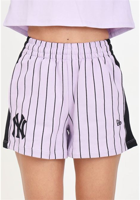 New York Yankees MLB Lifestyle Women's Shorts Purple NEW ERA | Shorts | 60435302.