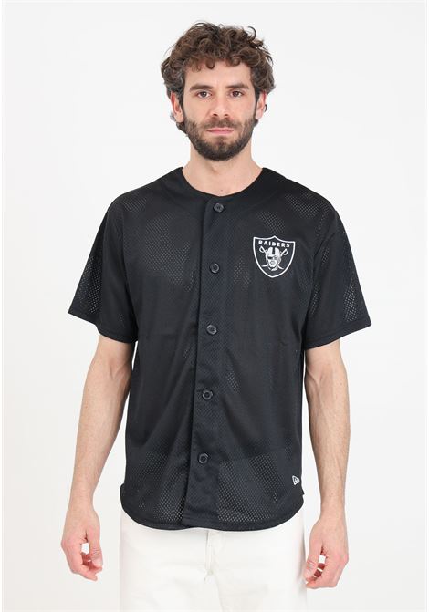 Camicia da uomo Las Vegas Raiders NFL Nera NEW ERA | Camicie | 60435386.