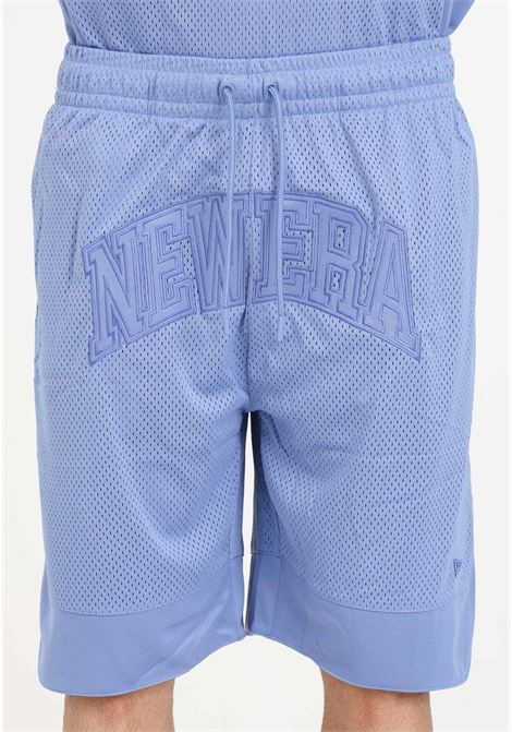 Men's New Era Arch Logo Blue Mesh Shorts NEW ERA | 60435402.