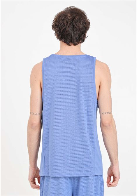 New Era Arch Logo men's mesh tank top in blue NEW ERA | T-shirt | 60435403.