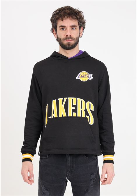 Oversized LA Lakers NBA Arch Graphic Men's Sweatshirt Black NEW ERA | 60435441.