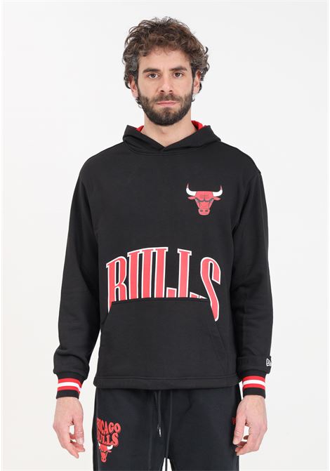 Oversized Chicago Bulls NBA Arch Graphic Men's Sweatshirt Black NEW ERA | 60435442.