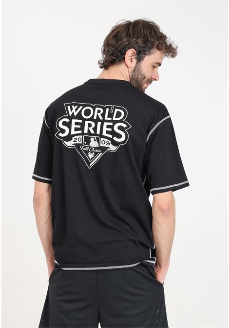 New York Yankees MLB World Series Oversized Men's T-Shirt Black NEW ERA | 60435451.